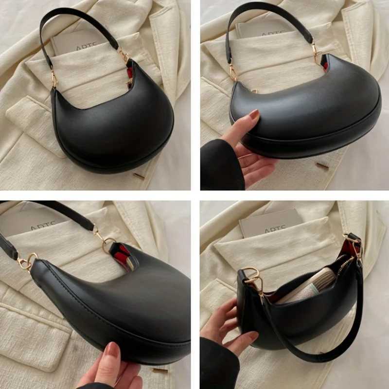 2024 Womens Crescent Handbag Shoulder Bag Zipper Closure Crossbody Purse for Casual or Formal Occasions or Evening Accessory R250717