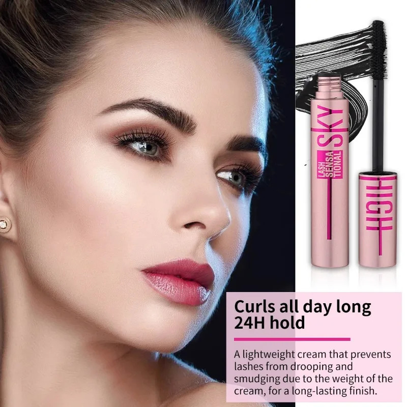 Eyelashes Lengthening 4D Mascara - Lengthening Thickening Waterproof Sweat-Resistant Silky LashNon-Smudging Easy to Remove 250717