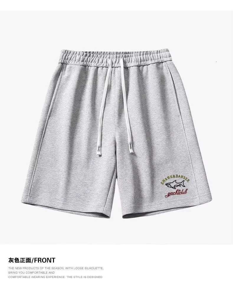 2025 New Lover Summer Pure Cotton New Casual Sweatpants Men and Women Loose Anti-wrinkle Five-minute Pants Beach Pants W250718