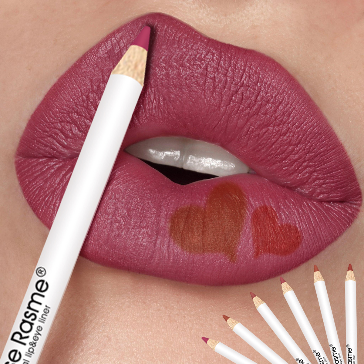 Choose Rasme 6PC Waterproof Matte Lip Liner Set Velvet Nude Shades Long Lasting Ombre Lip Pencils Makeup Beauty