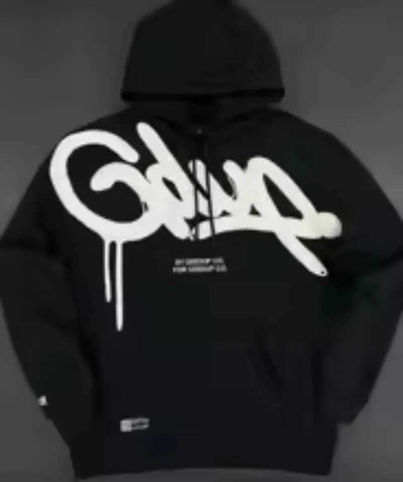 American Gothic Trendy Letter Pattern Oversized Hoodie Mens Fashion Loose Harajuku Hoodie Long Sleeve Hoodie Couples Style X2507181