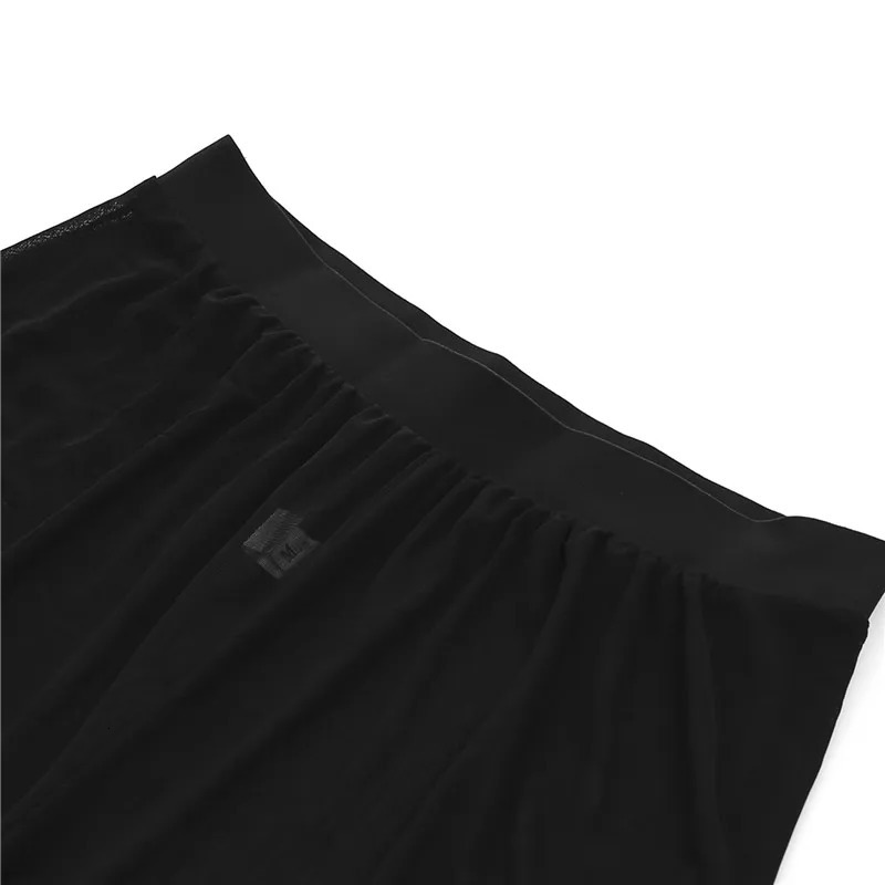 Women See Throug Mesh Cover up Pants Swimsuit Bikini Bottom Elastic Waist Loose Wide Leg Long Palazzo Trousers 250714