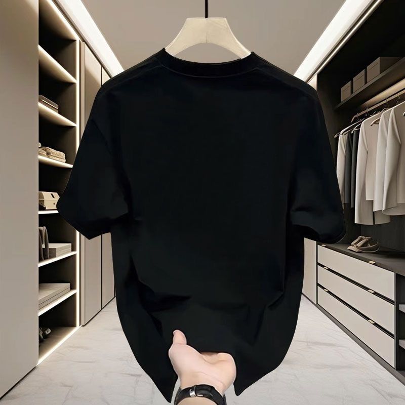 Handsome Cotton Short-sleeved T-shirt For Young Men And Women Summer Trendy Brand Street Loose Versatile
