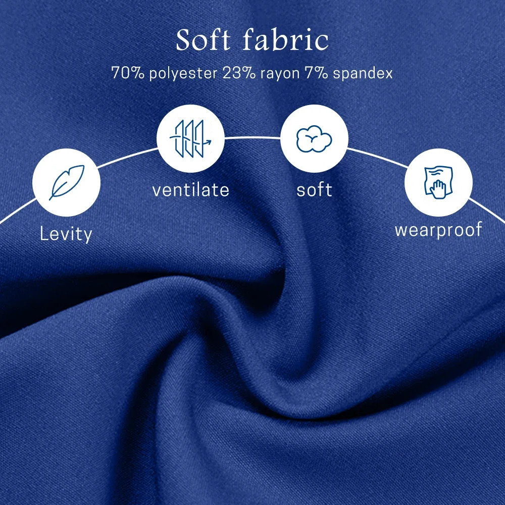 Scrub Nursing Accessories Gowns Doctor Nurse Special Scrub Minimalist Solid Color Work Wear Women Spa Work Wear 250715