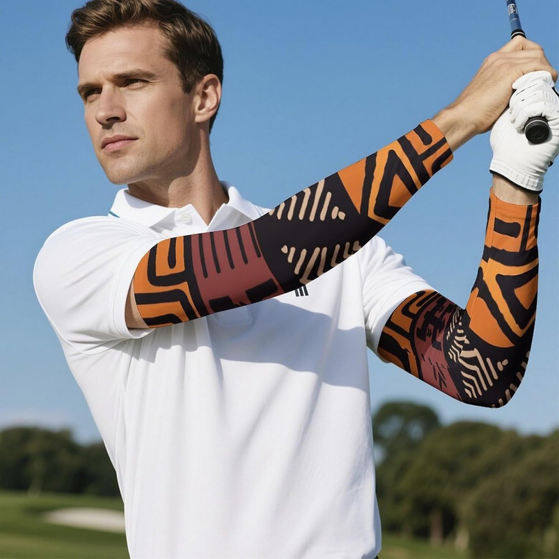 Arrow Black UV Protection Ice Silk Sunscreen Sleeve, Outdoor Summer Sports