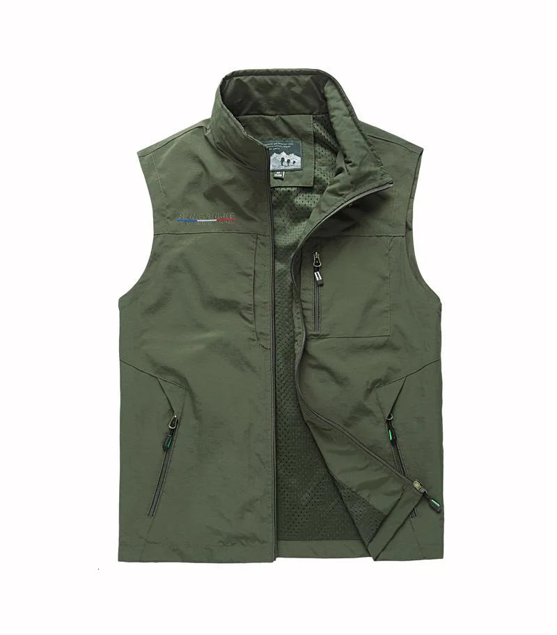 FGKKS Outdoor Leisure Vests Men Breathable Large Pocket Pography Fishing Vest High-Quality Vest Male 250717