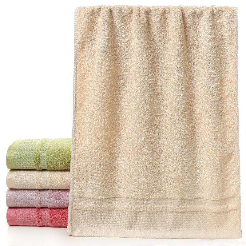 7 Bamboo Fiber Two Section Towel Soft Water Absorption Is Not Easy to Drop Hair Wash Household Face Towel Beach designer towels