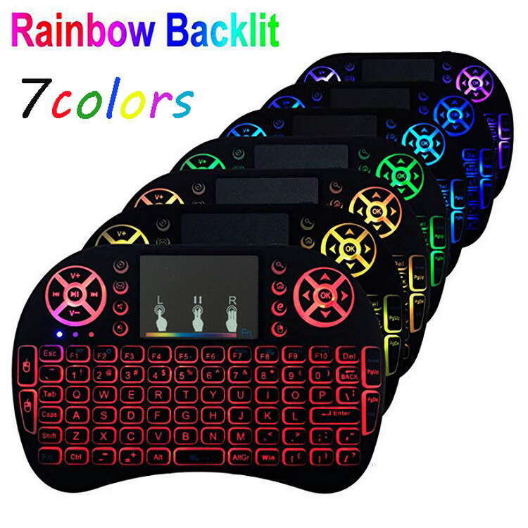 Designer brand flying squirrel mini keyboard remote control dry lithium battery three-color backlight version of the marquee.