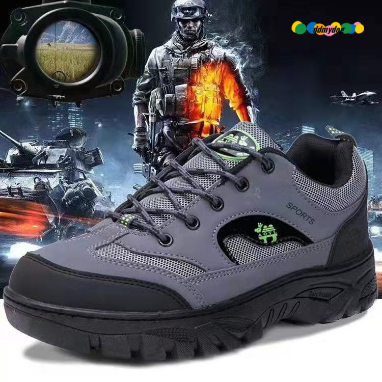 Plus Size Four Seasons Outdoor Hiking Running Sports Casual Men's Breathable Mesh Work Safety Shoes ddmydog