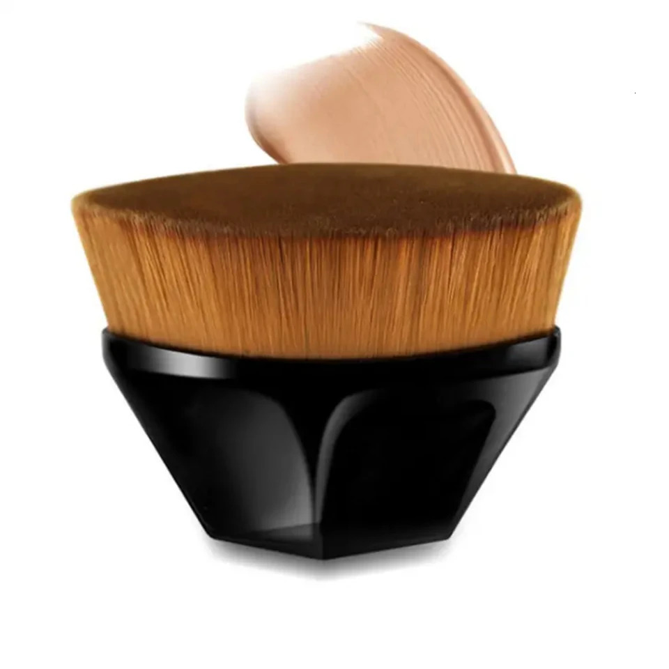 Portable Foundation Makeup Brush with Convenient Storage Box 1pc High-Quality Cosmetic Tool for On-The-Go Touch-Ups and Flawles 250716