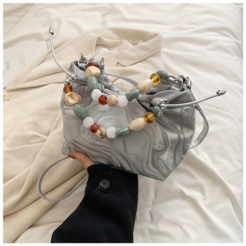 2025 Summer new women's shoulder crossbody bag new Chinese style fashionable and popular handbag bucket bag new designer bag