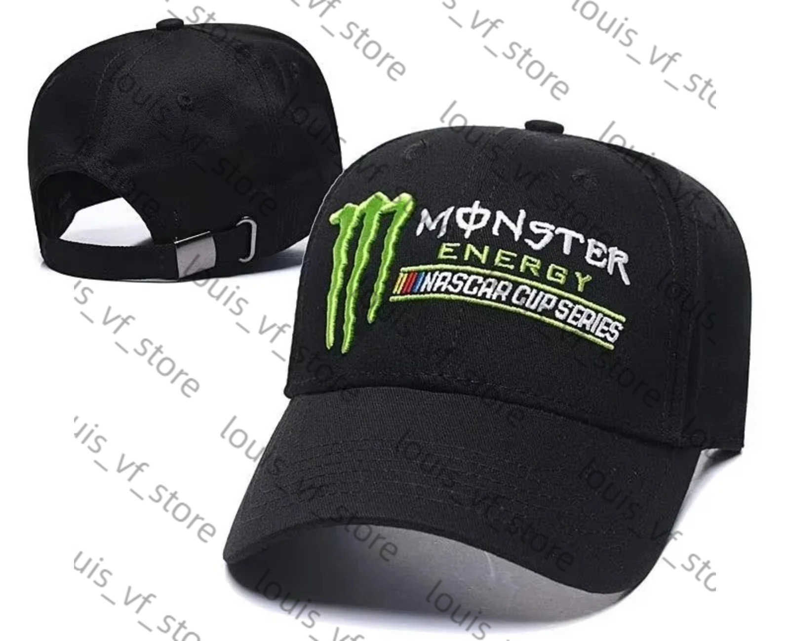 2025 New Monster Embroidered Baseball Hat Summer Mens and Womens Sunscreen Hat Racing Baseball Hat H250718