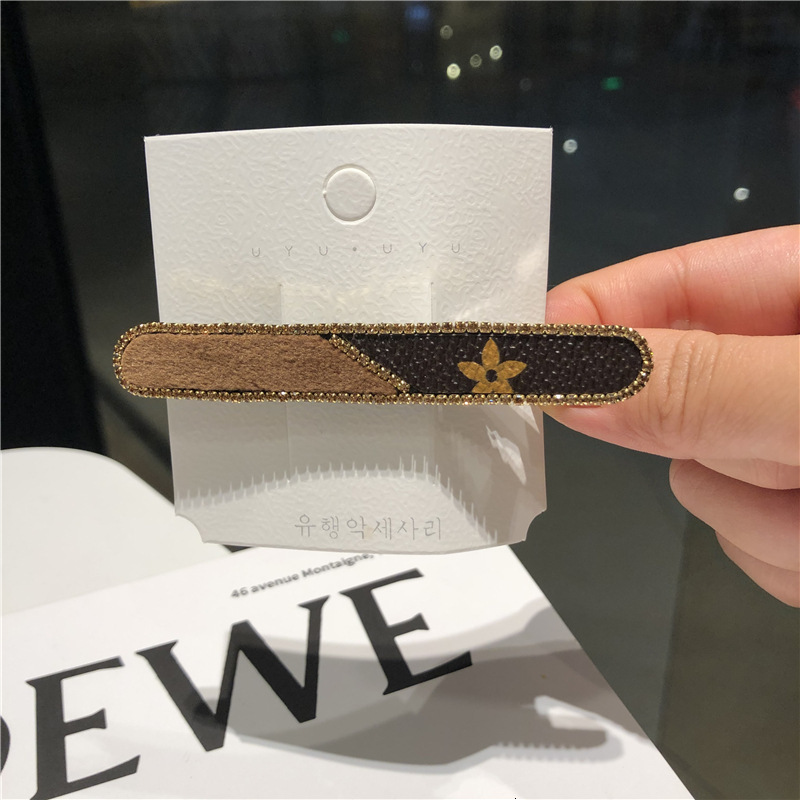 New Korean Style INS Full Rhinestone Bobby Pin Girl Temperament Bangs Side Clip Accessories Hair Ornament ddmythur