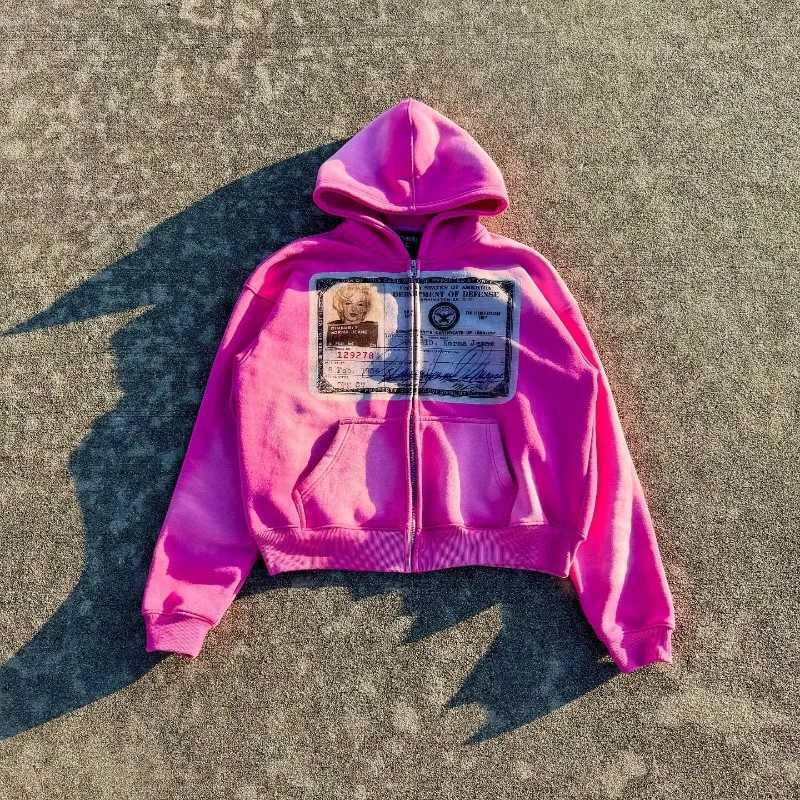 2K Retro Autumn Hoodies for Men Women Printed Personalized Patterns Street Style Streetwear Hoodies Cardigan Long Sleeve Tops X250718