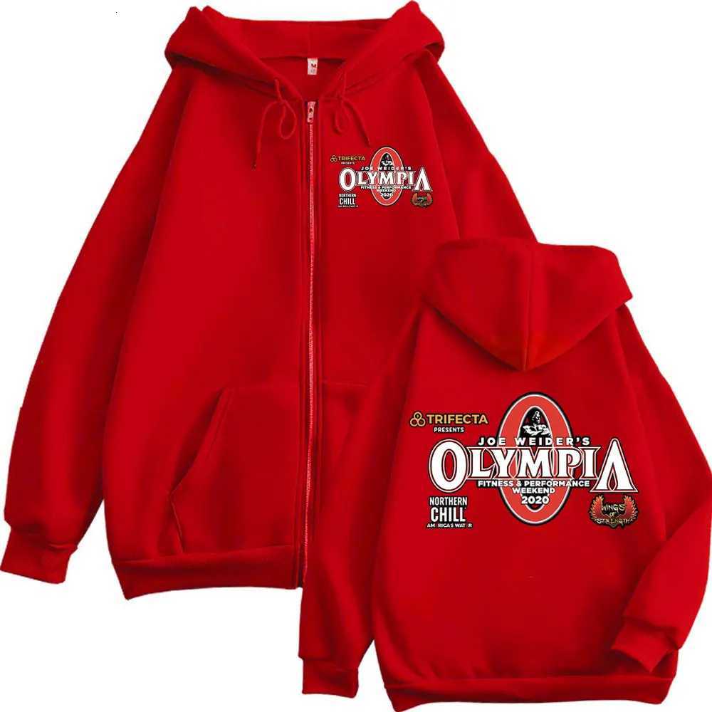 Limited Olympia Fitness Merch Zipper Hoodies Men Women High Quality Fashion Zip Up Sweatshirts Casual Oversized Jacket Pullovers X250718