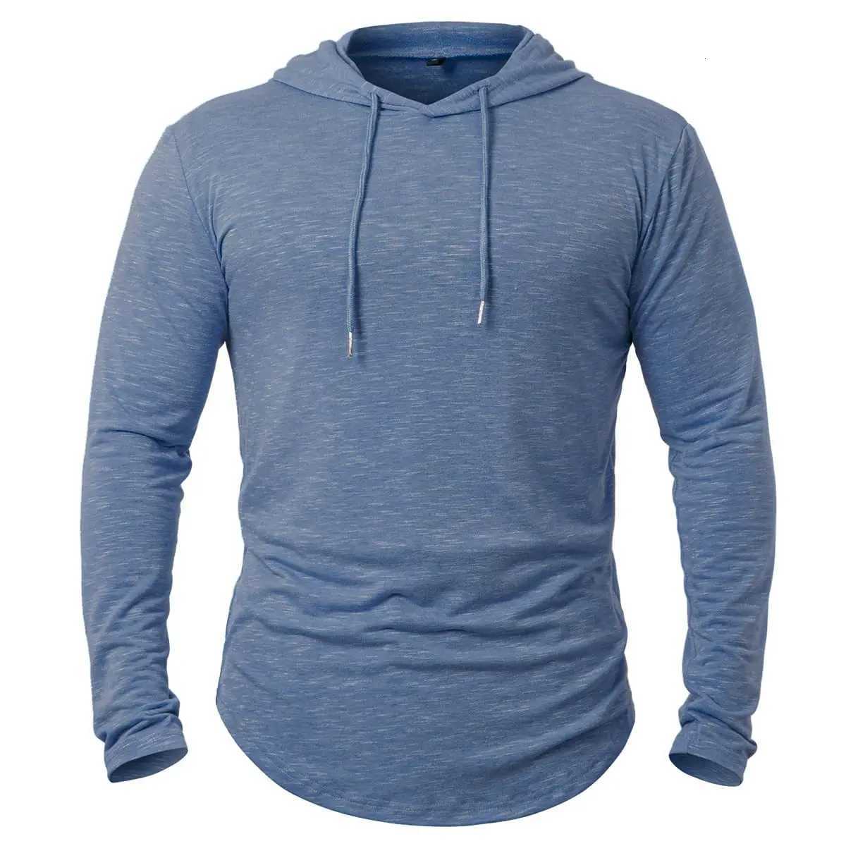 Spring Autumn Mens Hooded Sports Sweatshirts Solid Color Loose Streetwear Hoodies Men Casual Hooded Hoodie Couple Clothing Tops XJ250714