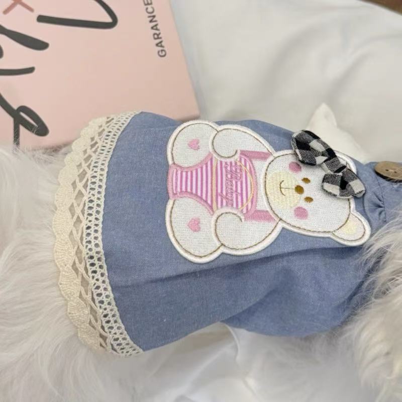 T753 Pet traction clothes for dogs Teddy Bear traction suit spring and summer