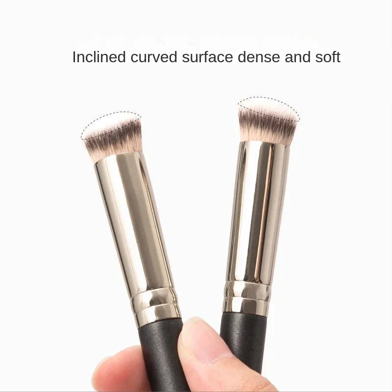 Makeup Brushes Foundation Concealer Angled Seamless Cover Synthetic Dark Circle Liquid Cream Cosmetics Contour Brush Beauty Tool 250716