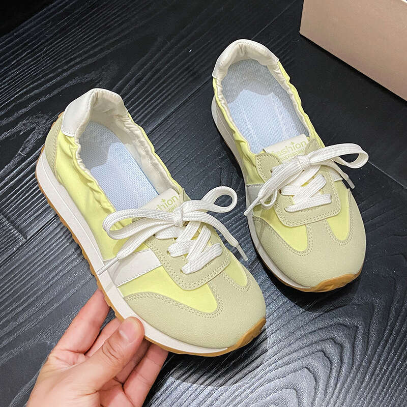 Free shipping 2025 White Sneakers for Women Summer New Korean Style Ins Trend Women's Shoes Casual Sports Versatile Slippers JCF212