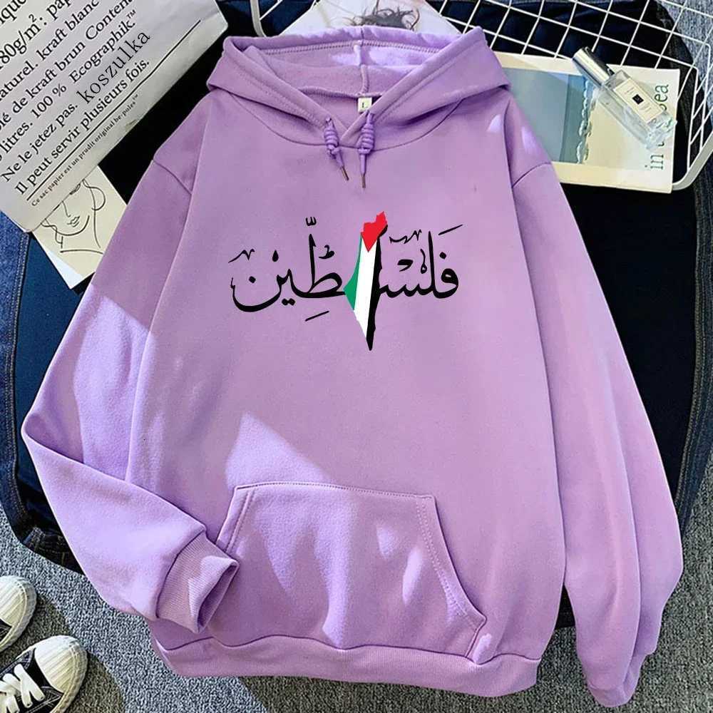 Palestine Hoodie Fashion Women Harajuku Aesthetic Graphic Hoodies Unisex Autumn Winter Vintage Casual Pullover Sweatshirts Hoodies XJ250717