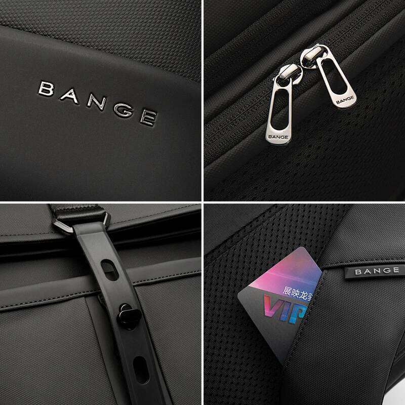 BANGE Unique Men Anti Theft Waterproof Laptop 15.6 Inch Daily Work Business Backpack School Back Pack Mochila For Women MDNG