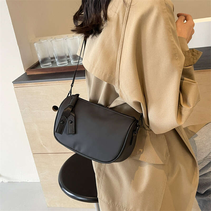 2024 new oxford cloth for women versatile spring wide shoulder strap crossbody casual womens bag
