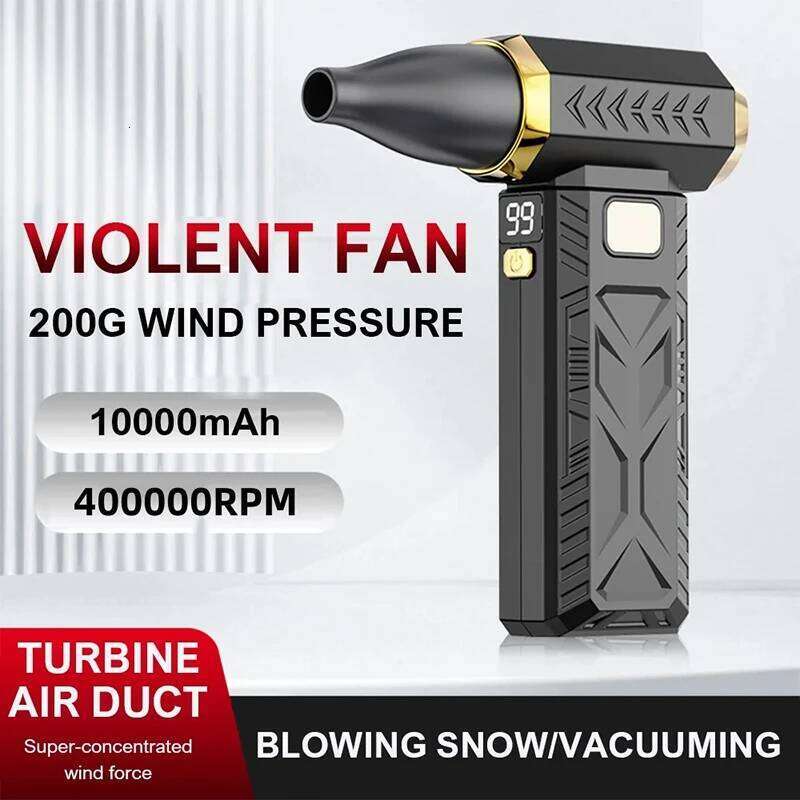 New 800000Rpm Violent Fan Super Powerful Air Blower Vacuum Blowing Suction 2In1 For Dust Cleaner Brushless Turbo Strong Wind