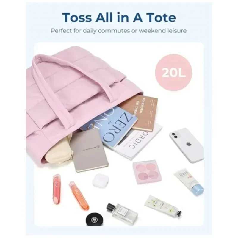 Womens Tote Bag Leisur Fashion Commuting Shoulder Bag Simple Mommy Go Out Bag Large Capacity Travel Fitness Handbag Z250718