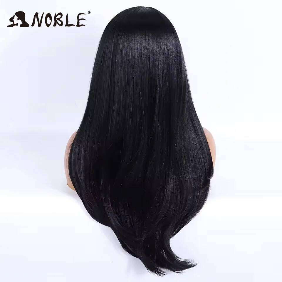 Noble Synthetic Bob 24 Inch For Women Ombre Blonde Lace Front Cosplay Straight Wig