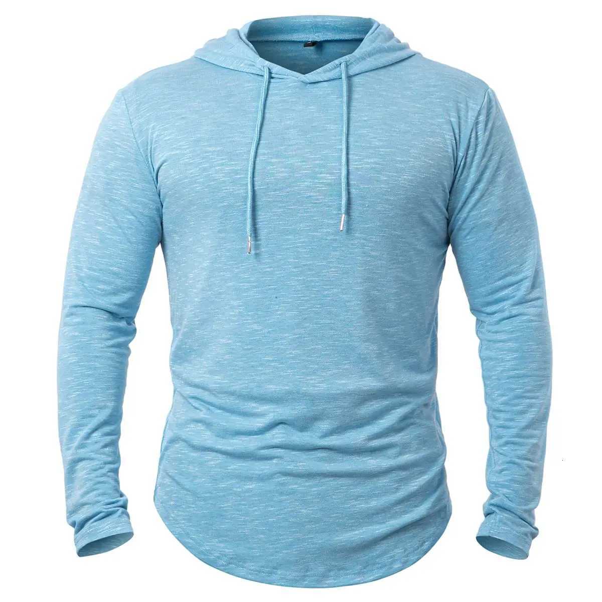Spring Autumn Mens Hooded Sports Sweatshirts Solid Color Loose Streetwear Hoodies Men Casual Hooded Hoodie Couple Clothing Tops XJ250714
