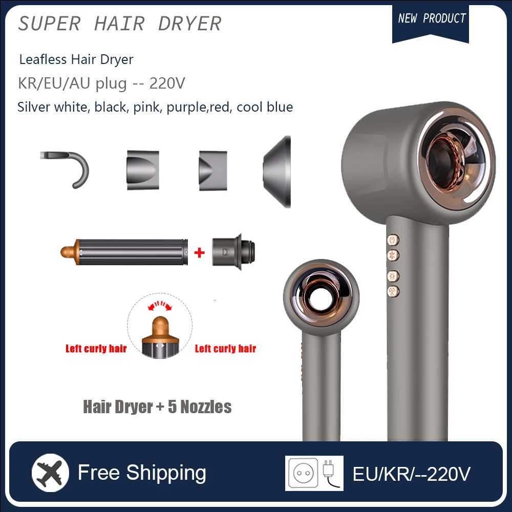 Professional Hair Dryer Super Hair Dryer 220V Leafless Hair Dryers Home Curling Iron Salon Hair Styler Blow Dryer W250718