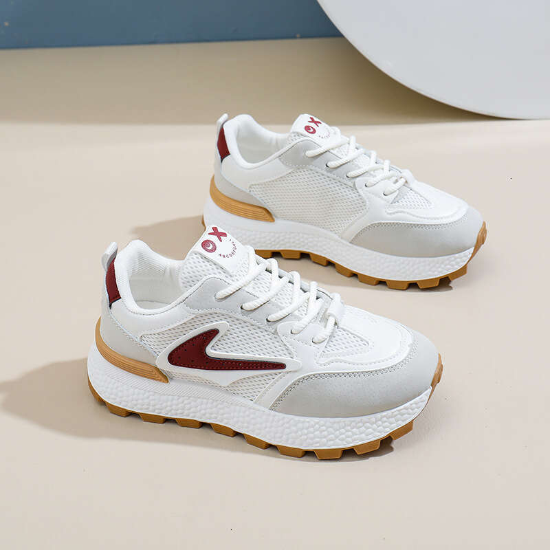 2024 Spring Free shipping New Running Ins Trend Thick Sole Korean Style Student Sports Agan Female Casual Shoes 6116