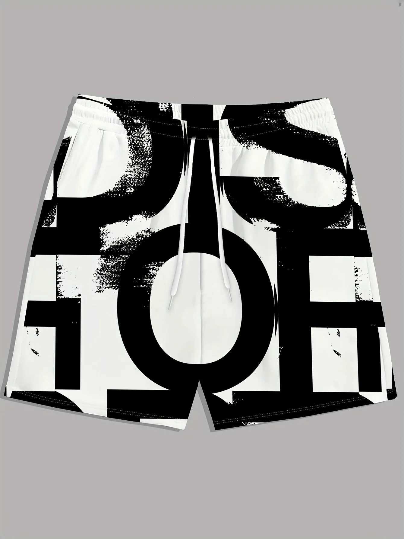 2025 Summer new Mens shorts personalized printed quick-drying breathable beach shorts W250718