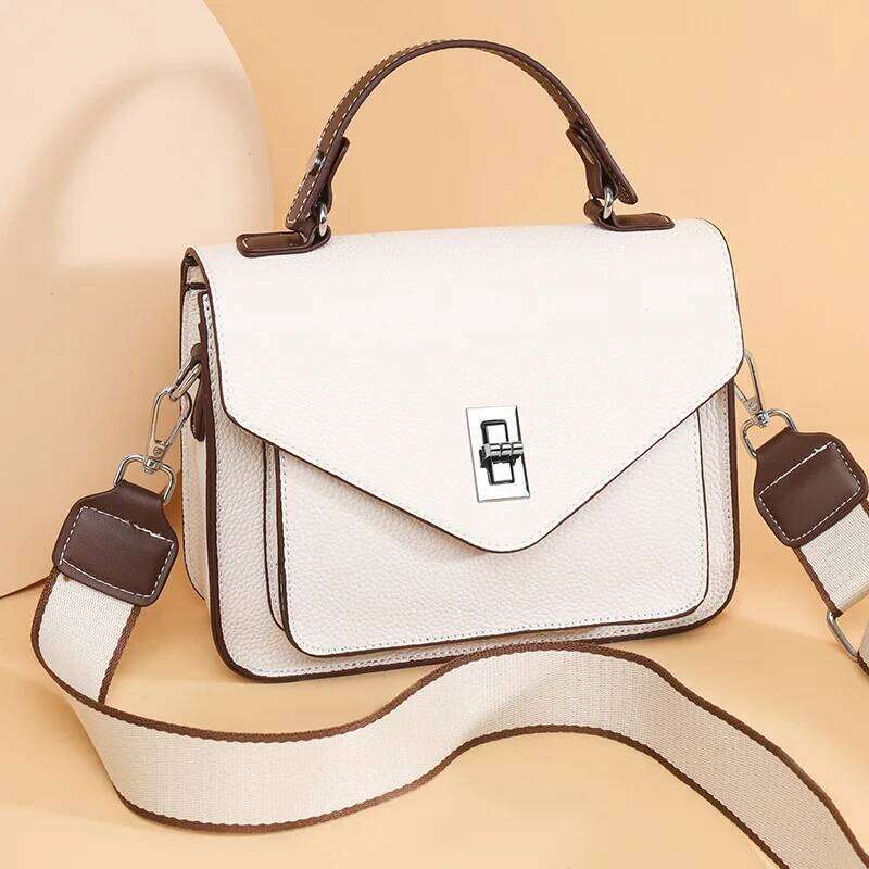Cowhide Genuine Leather Women Crossbody Bag Design Handbags Female Shoulder Bags Ladies Messenger bag For Commuting