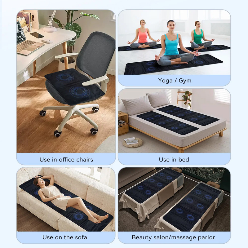 Pemf Mat - Full Body Mat for General Wellness, Stress, Relaxation & Boosted Energy Levels, Magnetic Field Therapy with Controller
