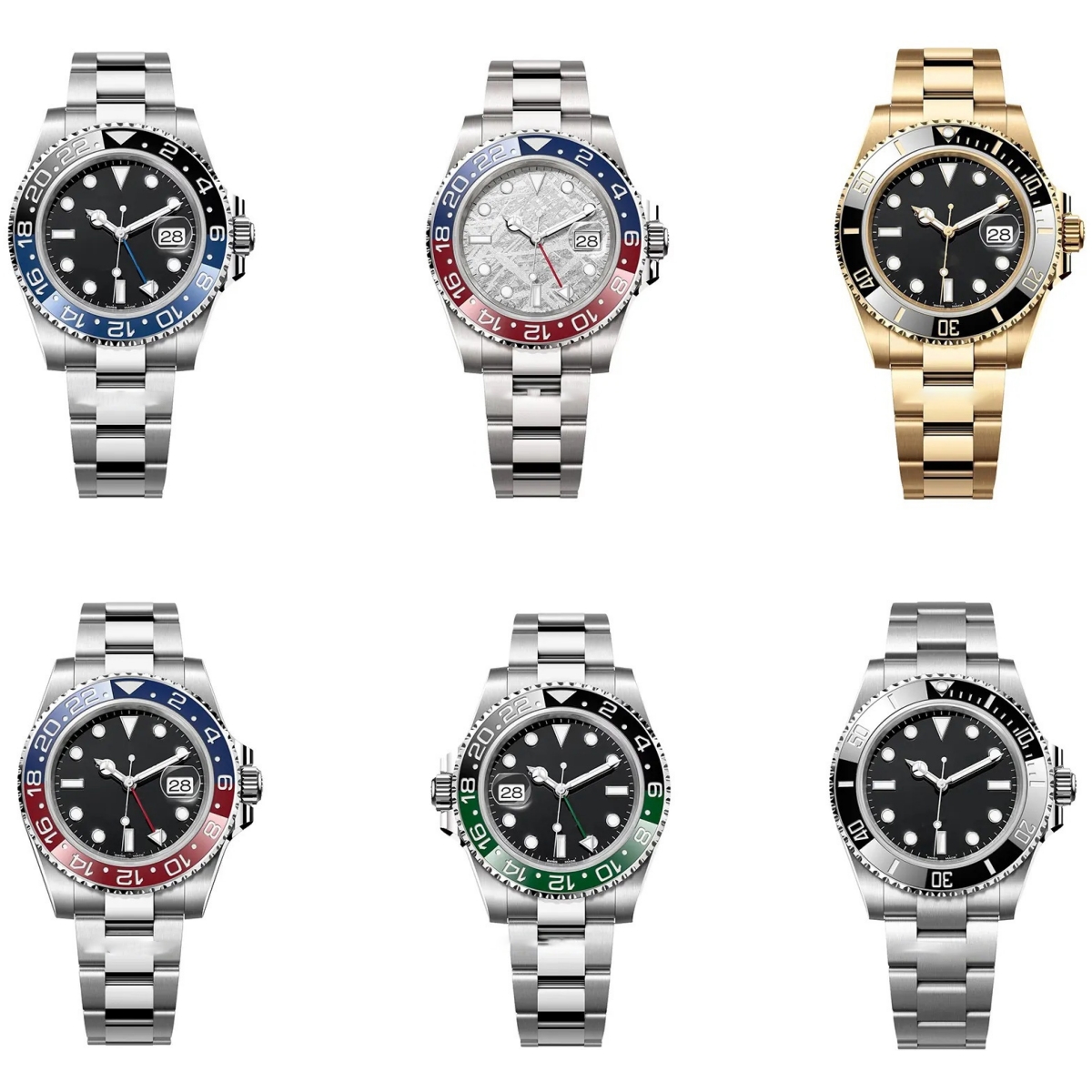 Mens high quality designer watches 41MM 2813 movement montre de luxe sapphire waterproof stainless stee ceramic watch women automatic mechanical
