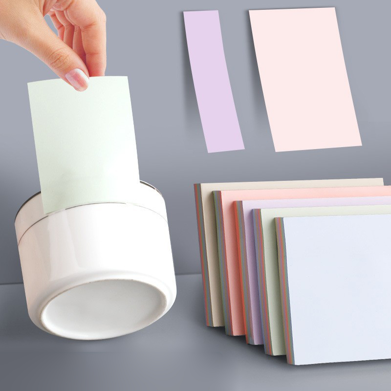 Moran Style Convenient Sticky Notes - Long Strips with Adhesive Tabs, Ideal for Workspaces and Students' Stationery Supplies