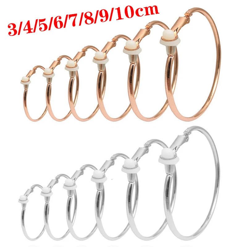 Clip Earrings For Women Without Piercing Non Pierced Small Big Circle Rings Classic Trend Ear Cuff Hoop NonHole 250715