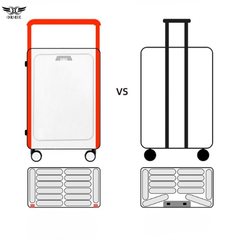 Durable Unisex Travel Luggage with Wide Pull Rod - Fashionable Student Suitcase