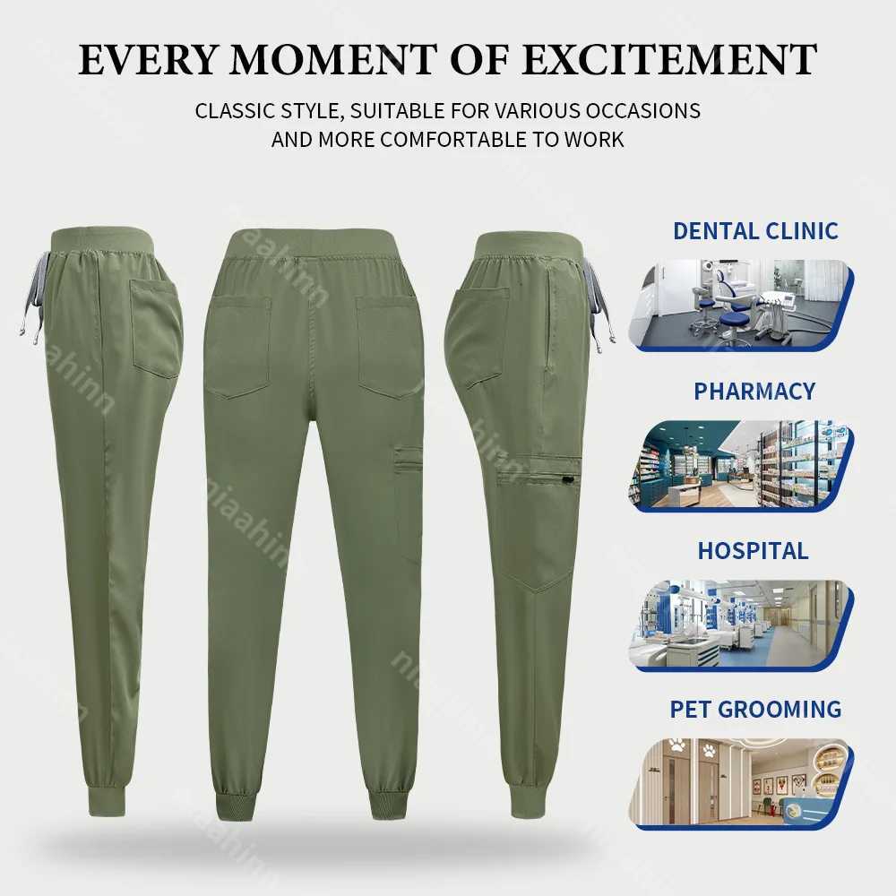 Wholesale Prices Pet Clinic Doctor Working Clothes Surgical Suit Nursing Scrubs Uniforms Men Multicolor Dentist Medical Workwear Z250718