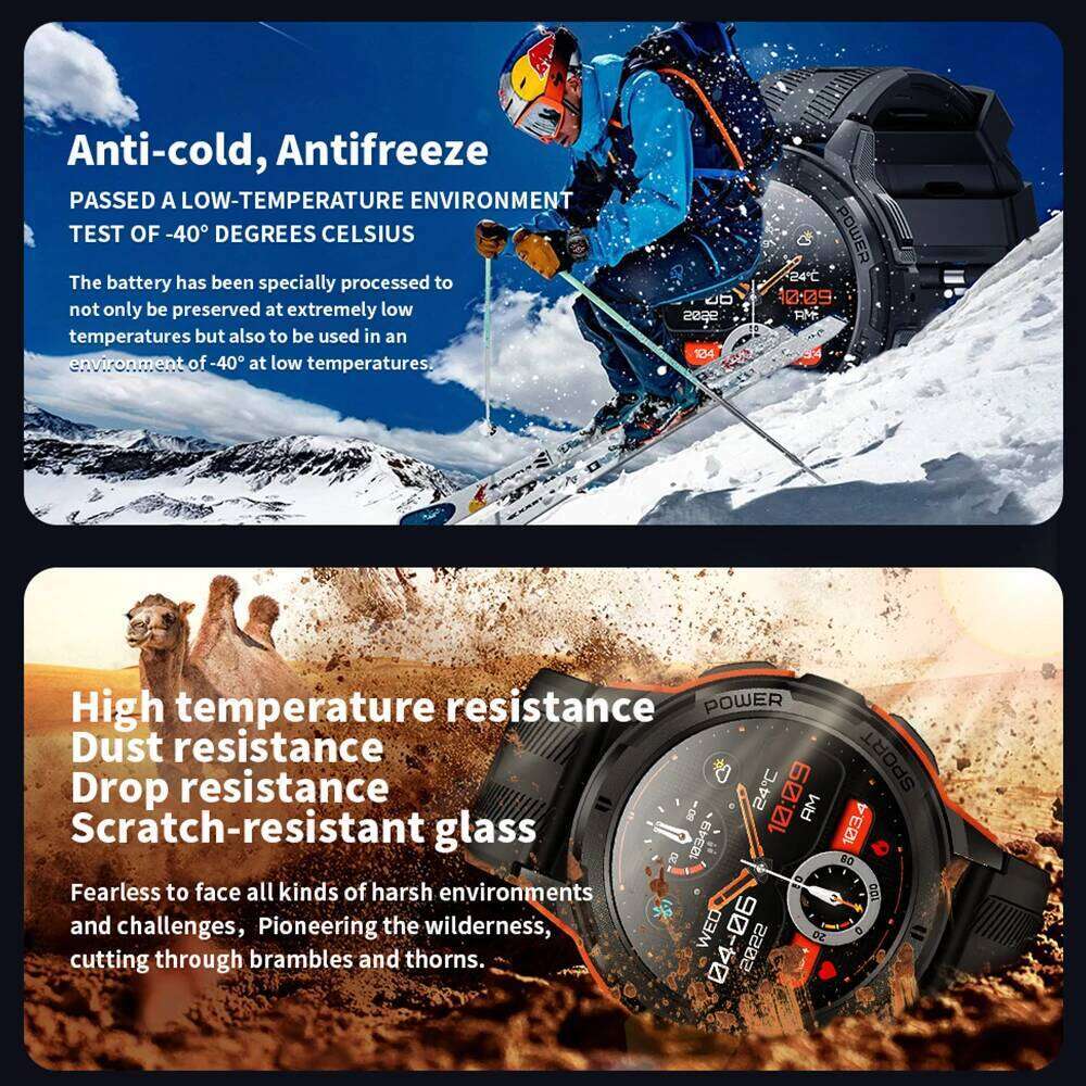 C25 Smart Watches For Men AMOLED Screen 1.43" 1ATM Waterproof Heart Rate Monitor Sports Smartwatch Blue Tooth Call Women Fiess free shipping