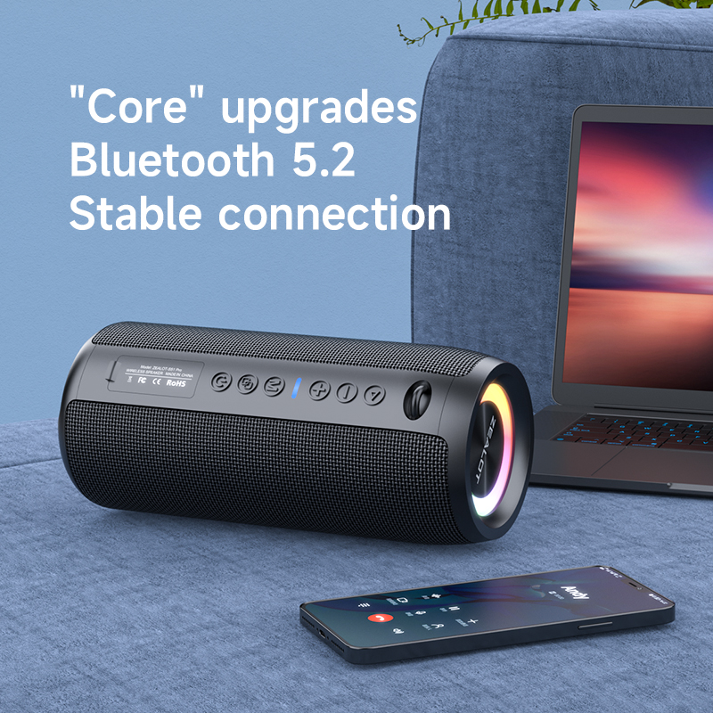 Durable Portability Meets Amplified Sound Experience ZEALOT S51PRO bluetooth speaker Upgraded Bass Performance.