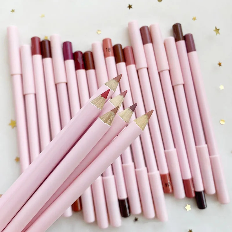 Lip Liner Pencil Private Label Matte Natural Waterproof Lipliner Pink Pigment Customized Makeup Wholesale Items For Resale 250716
