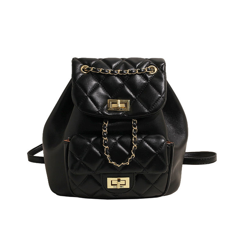 Hot Free shipping designer bags for womens Shoulder bags purple beige black New Lingge Chain Women's Backpack Fashionable and Versatile
