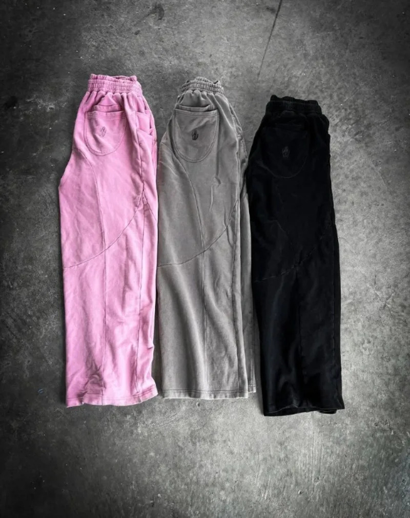 Y2K Harajuku Retro Pants Trend Eye Pattern Embroidery Pockets Stitching Casual Sweatpants Couple Hip Hop Fashion Versatile Pants 250715