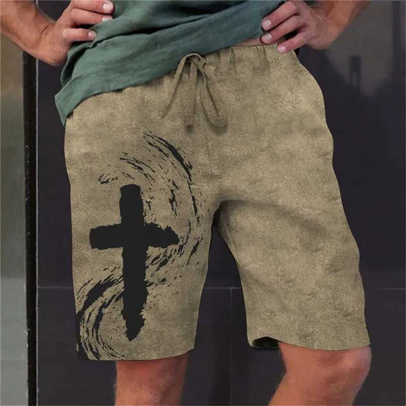 3D Patriotic Skull Print Mens Shorts Comfortable Stretchy Shorts Summer Clothing Oversized Sport Shorts Running Quick Dry Shorts W250718