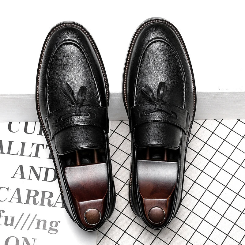 Genuine Leather Shoes For Men High Quality Oxford Outdoor Italian Black Jogging Sneakers ner Office Dress 250717