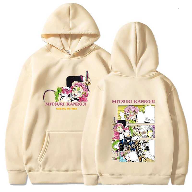 Demon Slayer Kimetsu No Yaiba Anime Manga Mitsuri Kanroji Hoodies Men Fashion Long Sleeve Sweatshirts Hoodies Pullovers Sweatshirts XJ250717