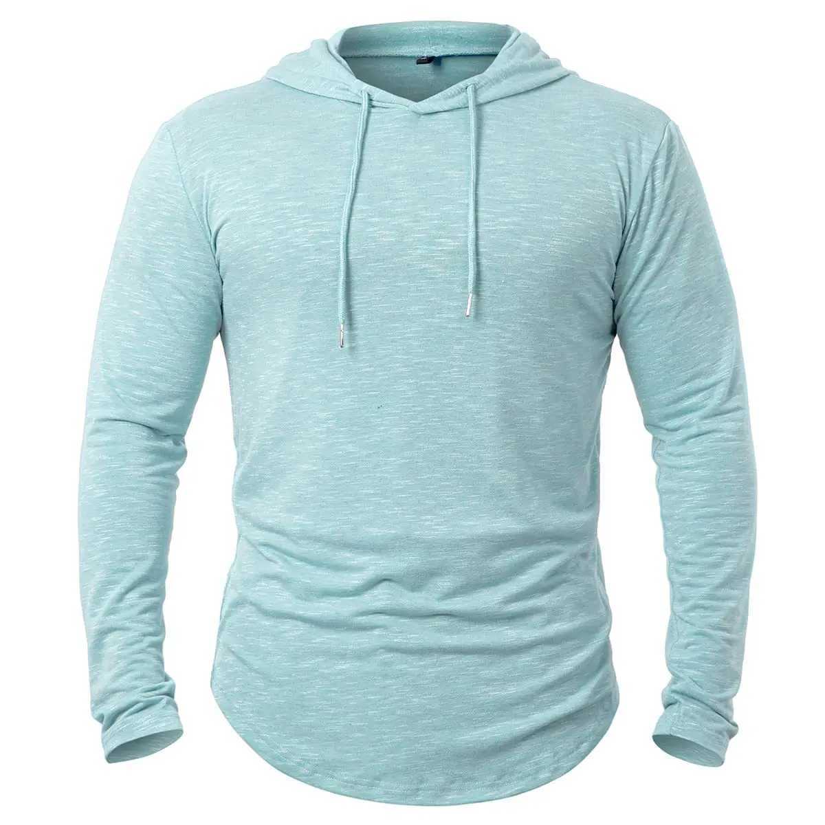 Spring Autumn Mens Hooded Sports Sweatshirts Solid Color Loose Streetwear Hoodies Men Casual Hooded Hoodie Couple Clothing Tops XJ250714