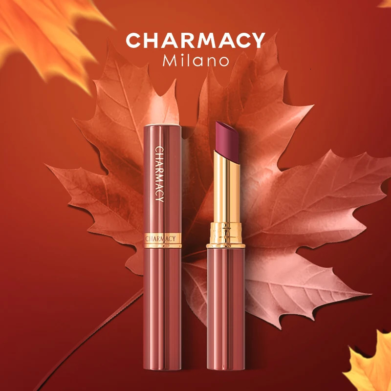 CHARMACY 16 Colors Waterproof Velvet Lipstick Easy To Wear Longstay Lip Stick Long-Lasting Matte Lip Makeup Cosmetic 250716